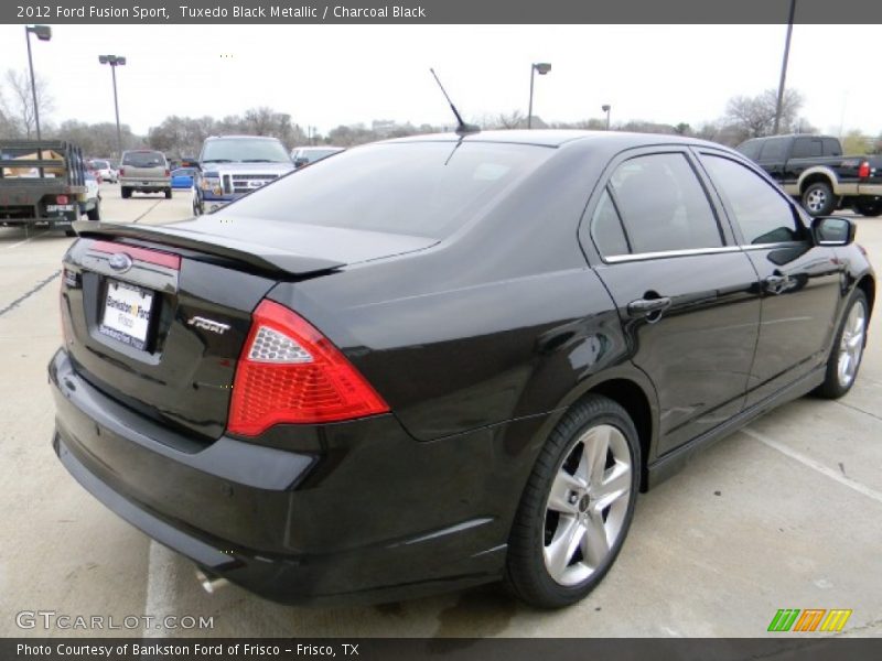 Tuxedo Black Metallic / Charcoal Black 2012 Ford Fusion Sport