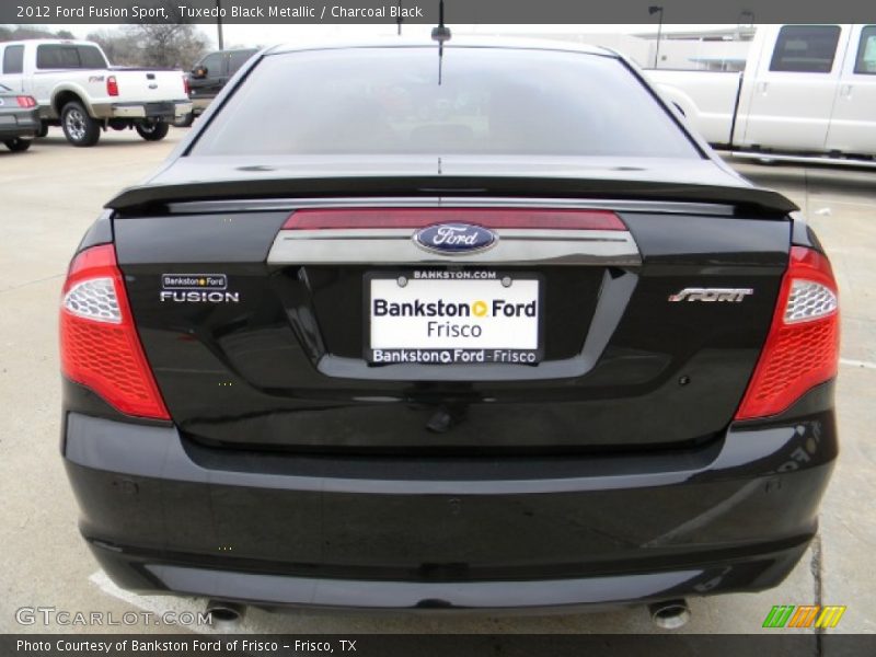 Tuxedo Black Metallic / Charcoal Black 2012 Ford Fusion Sport