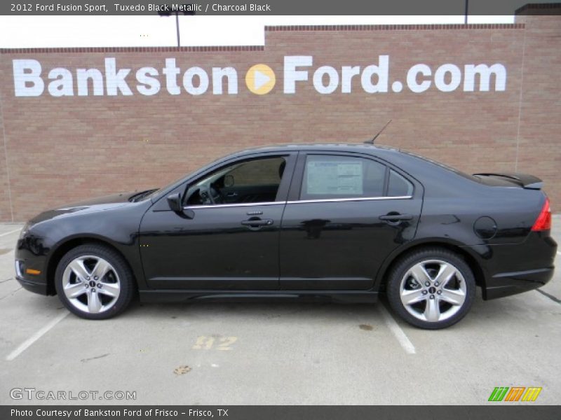 Tuxedo Black Metallic / Charcoal Black 2012 Ford Fusion Sport