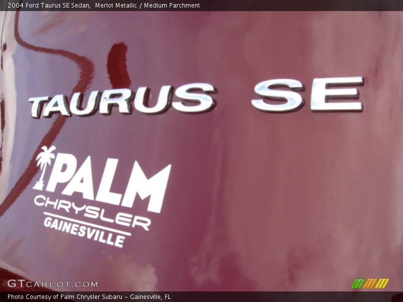 Merlot Metallic / Medium Parchment 2004 Ford Taurus SE Sedan