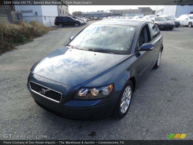 Barents Blue Metallic / Dark Beige/Quartz 2006 Volvo S40 T5