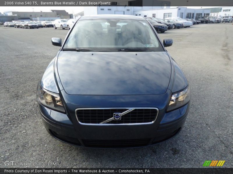 Barents Blue Metallic / Dark Beige/Quartz 2006 Volvo S40 T5