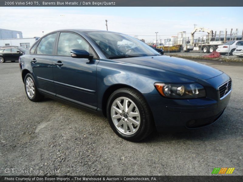 Barents Blue Metallic / Dark Beige/Quartz 2006 Volvo S40 T5