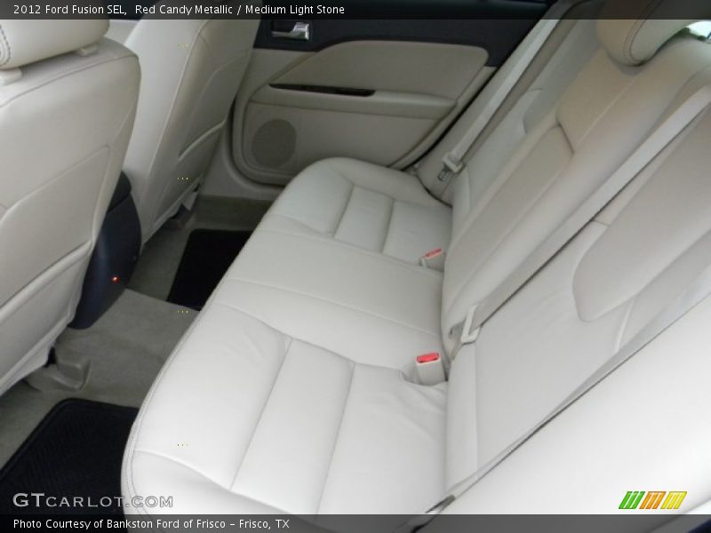 Red Candy Metallic / Medium Light Stone 2012 Ford Fusion SEL