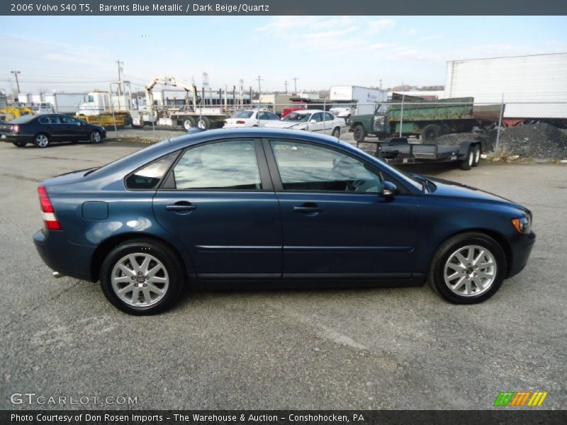 Barents Blue Metallic / Dark Beige/Quartz 2006 Volvo S40 T5