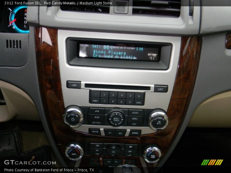 Red Candy Metallic / Medium Light Stone 2012 Ford Fusion SEL