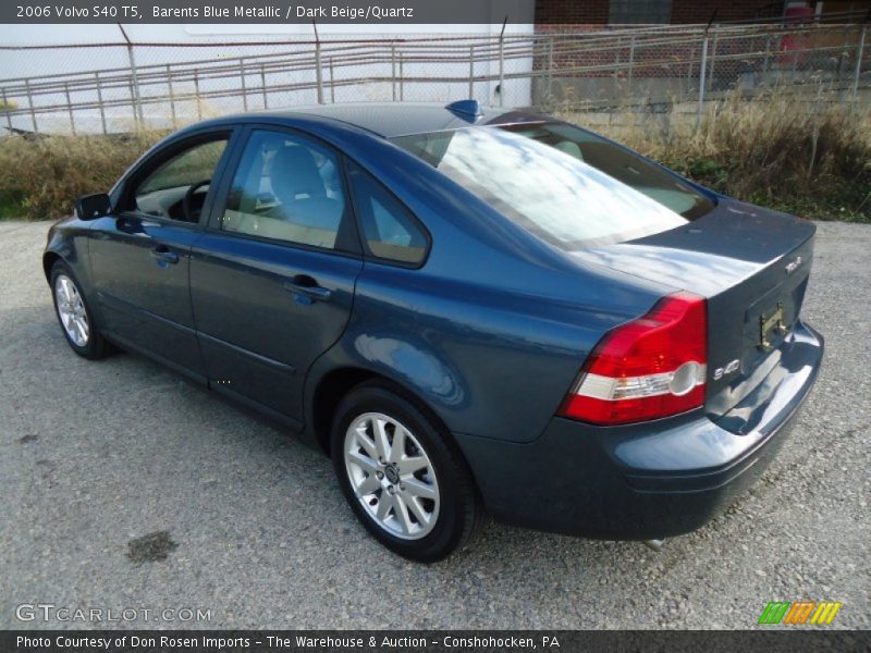 Barents Blue Metallic / Dark Beige/Quartz 2006 Volvo S40 T5