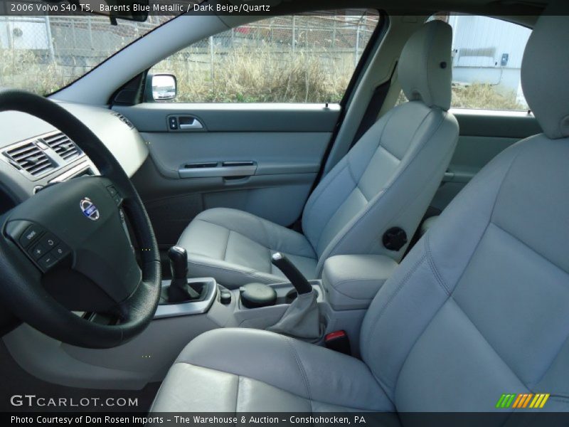 Barents Blue Metallic / Dark Beige/Quartz 2006 Volvo S40 T5