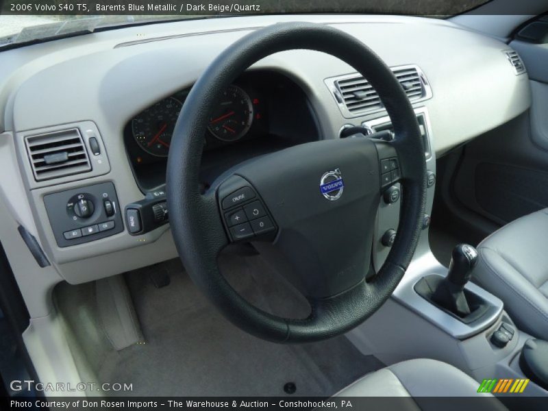 Barents Blue Metallic / Dark Beige/Quartz 2006 Volvo S40 T5