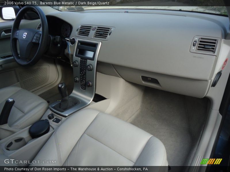 Barents Blue Metallic / Dark Beige/Quartz 2006 Volvo S40 T5