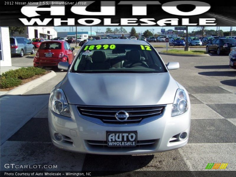 Brilliant Silver / Frost 2012 Nissan Altima 2.5 S