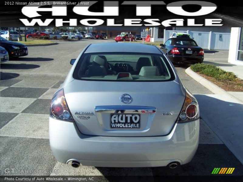 Brilliant Silver / Frost 2012 Nissan Altima 2.5 S