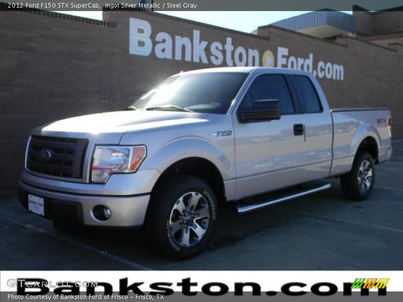 Ingot Silver Metallic / Steel Gray 2012 Ford F150 STX SuperCab