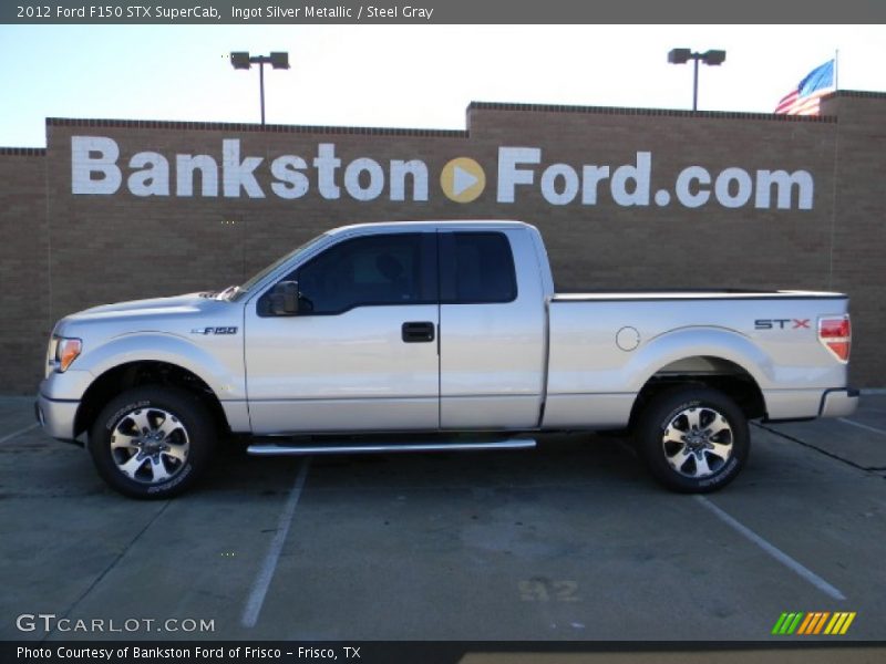 Ingot Silver Metallic / Steel Gray 2012 Ford F150 STX SuperCab