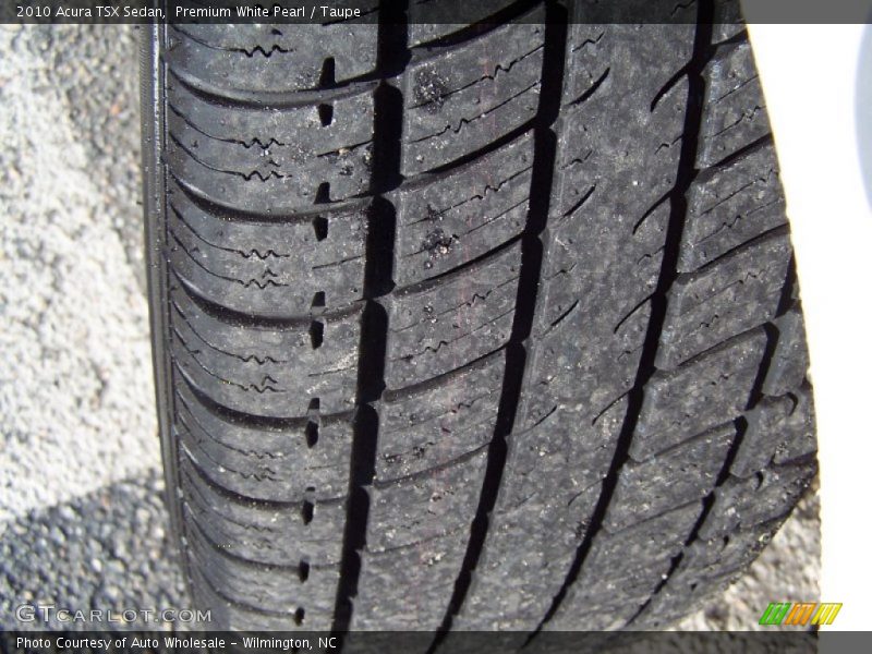 Premium White Pearl / Taupe 2010 Acura TSX Sedan