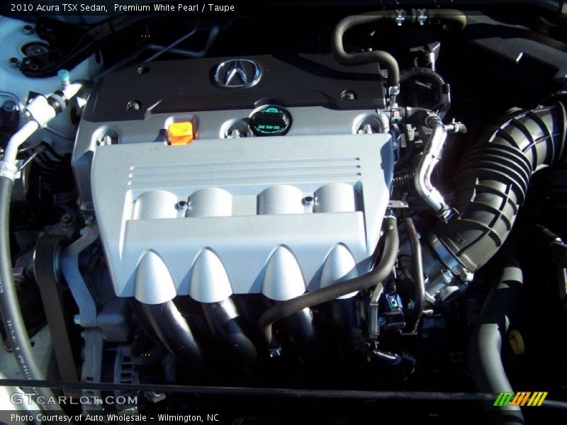 Premium White Pearl / Taupe 2010 Acura TSX Sedan