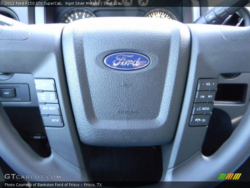 Ingot Silver Metallic / Steel Gray 2012 Ford F150 STX SuperCab