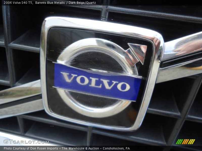 Barents Blue Metallic / Dark Beige/Quartz 2006 Volvo S40 T5