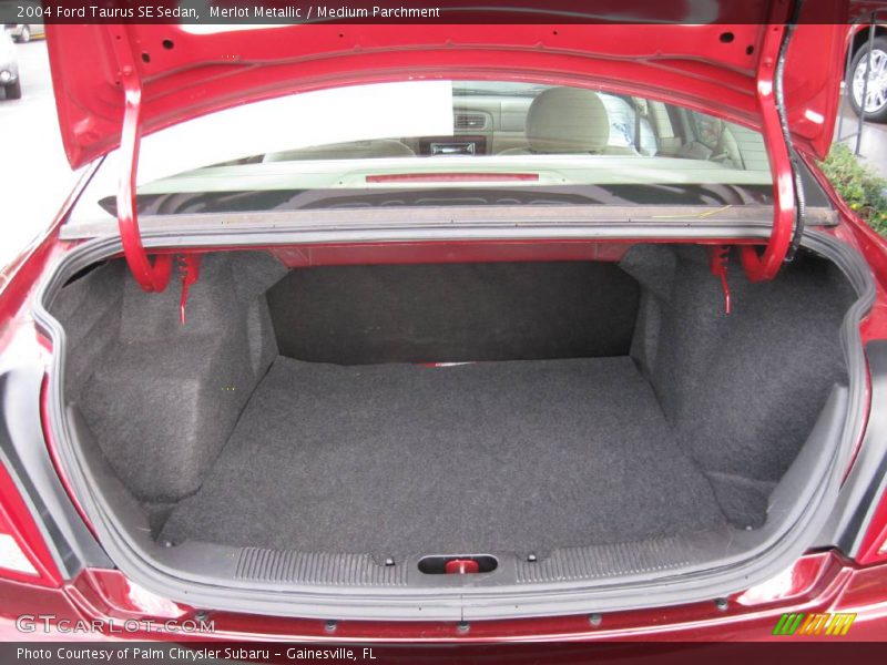 Merlot Metallic / Medium Parchment 2004 Ford Taurus SE Sedan
