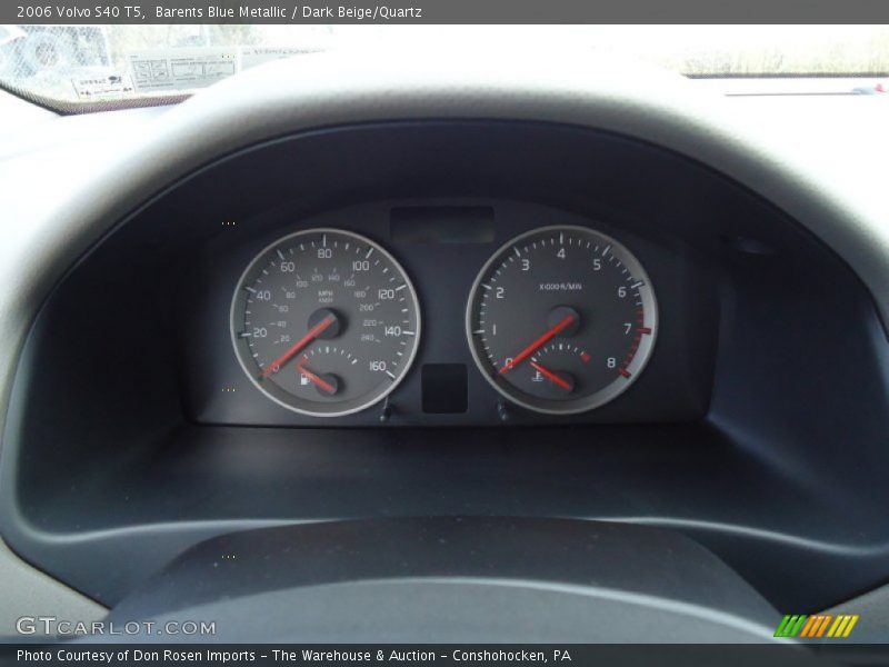 Barents Blue Metallic / Dark Beige/Quartz 2006 Volvo S40 T5