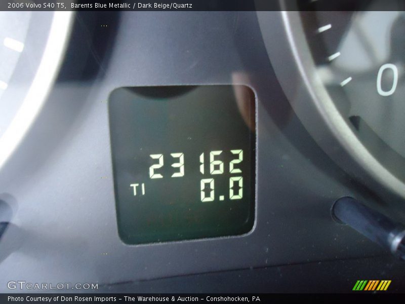 Barents Blue Metallic / Dark Beige/Quartz 2006 Volvo S40 T5