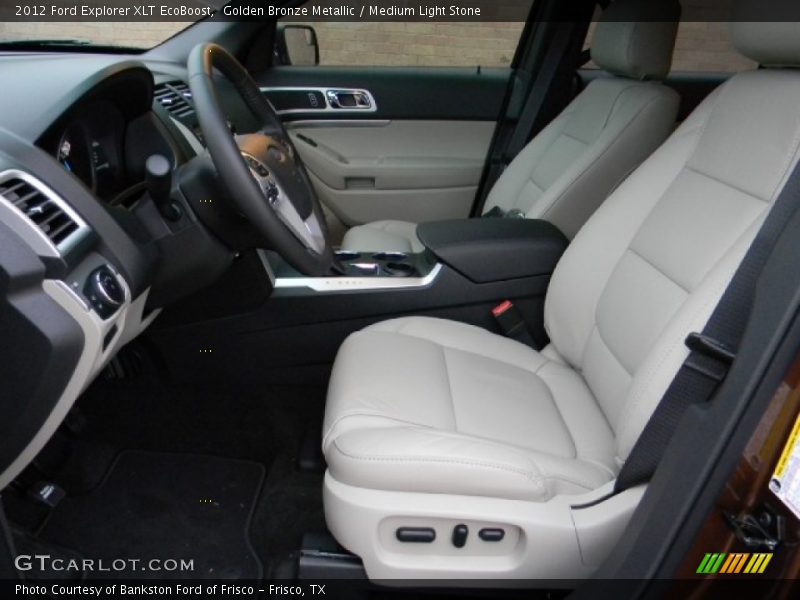 Golden Bronze Metallic / Medium Light Stone 2012 Ford Explorer XLT EcoBoost