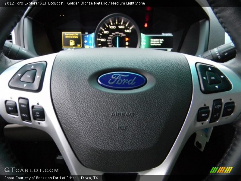 Golden Bronze Metallic / Medium Light Stone 2012 Ford Explorer XLT EcoBoost