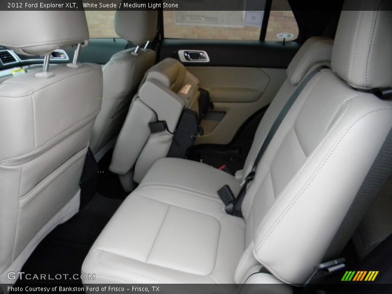 White Suede / Medium Light Stone 2012 Ford Explorer XLT