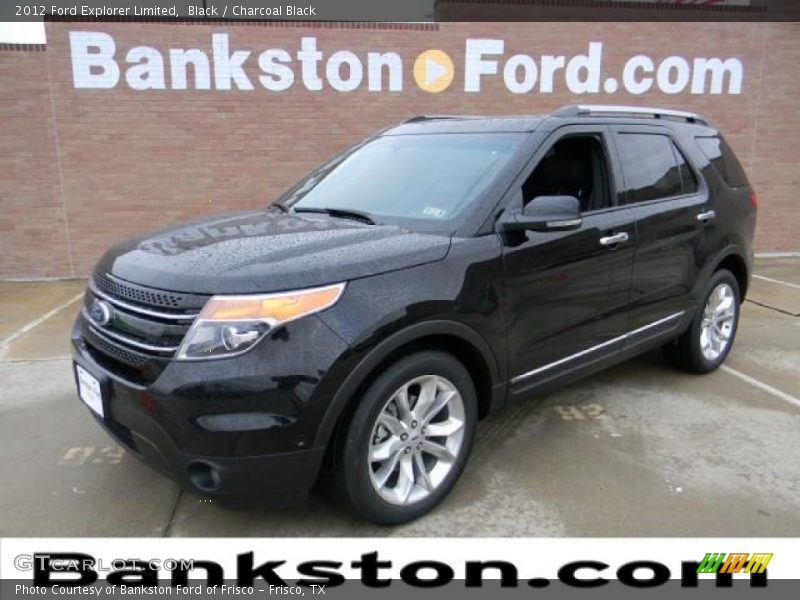 Black / Charcoal Black 2012 Ford Explorer Limited