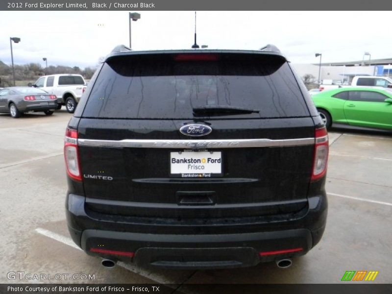 Black / Charcoal Black 2012 Ford Explorer Limited