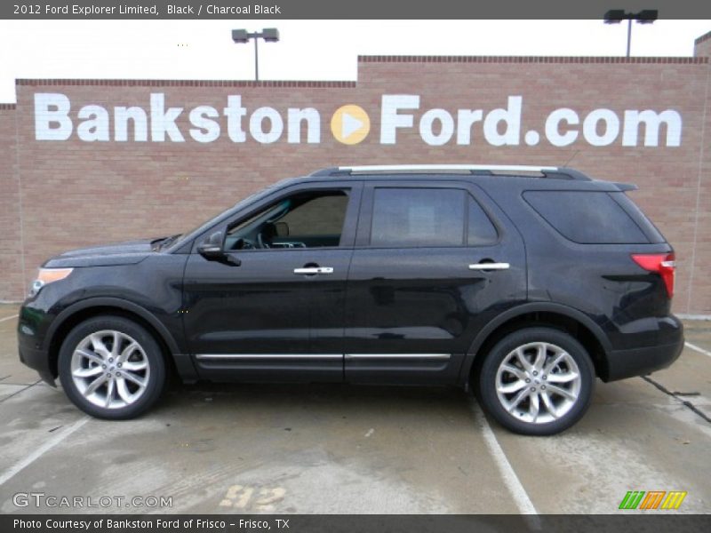 Black / Charcoal Black 2012 Ford Explorer Limited