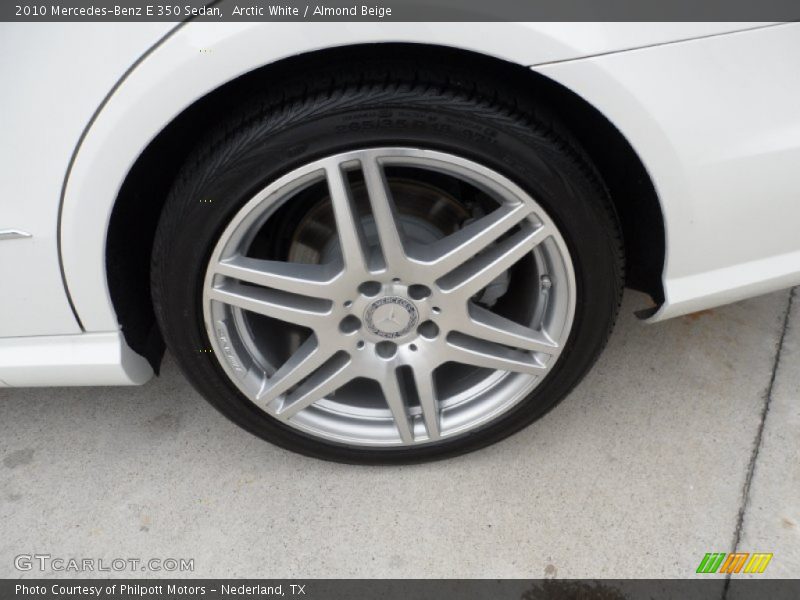 Arctic White / Almond Beige 2010 Mercedes-Benz E 350 Sedan