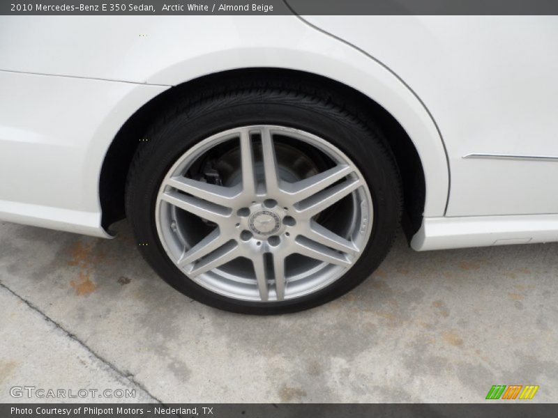 Arctic White / Almond Beige 2010 Mercedes-Benz E 350 Sedan