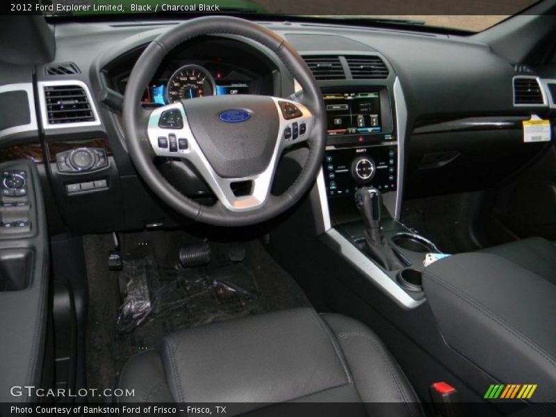 Black / Charcoal Black 2012 Ford Explorer Limited