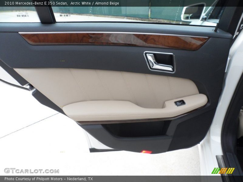 Arctic White / Almond Beige 2010 Mercedes-Benz E 350 Sedan