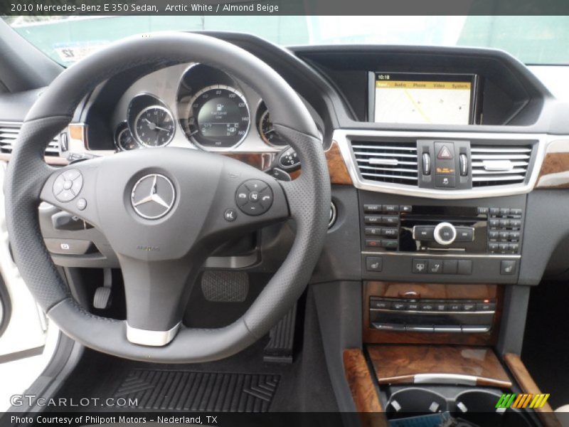 Arctic White / Almond Beige 2010 Mercedes-Benz E 350 Sedan