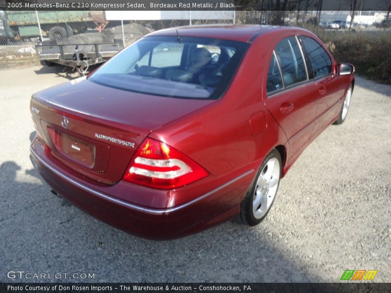  2005 C 230 Kompressor Sedan Bordeaux Red Metallic