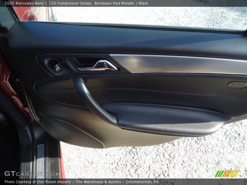 Bordeaux Red Metallic / Black 2005 Mercedes-Benz C 230 Kompressor Sedan