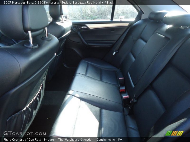 Bordeaux Red Metallic / Black 2005 Mercedes-Benz C 230 Kompressor Sedan