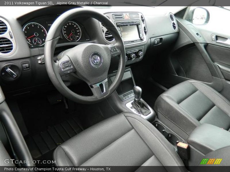  2011 Tiguan SEL Charcoal Interior