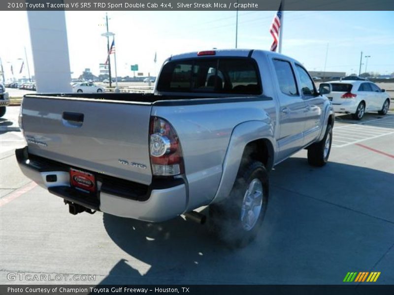 Silver Streak Mica / Graphite 2010 Toyota Tacoma V6 SR5 TRD Sport Double Cab 4x4