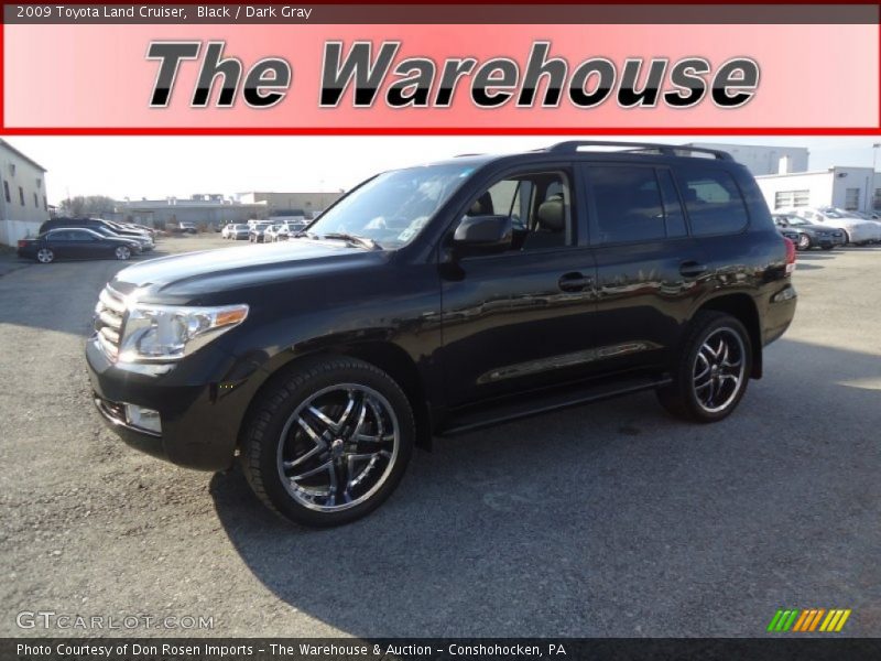 Black / Dark Gray 2009 Toyota Land Cruiser