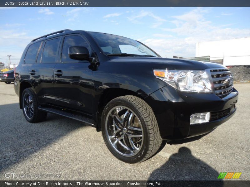Black / Dark Gray 2009 Toyota Land Cruiser