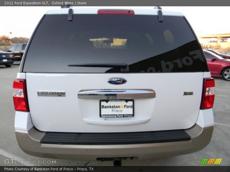 Oxford White / Stone 2012 Ford Expedition XLT