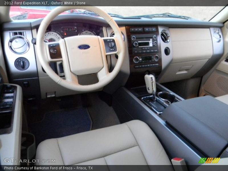 Oxford White / Stone 2012 Ford Expedition XLT