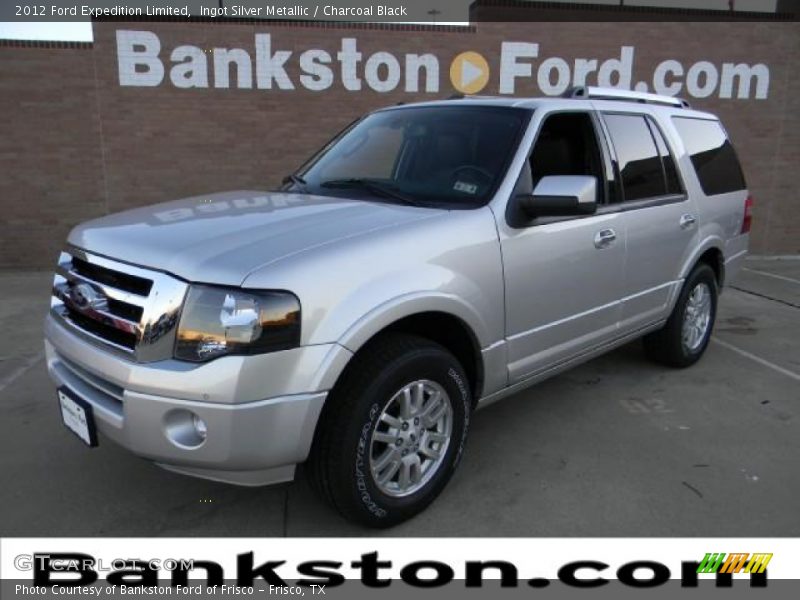 Ingot Silver Metallic / Charcoal Black 2012 Ford Expedition Limited