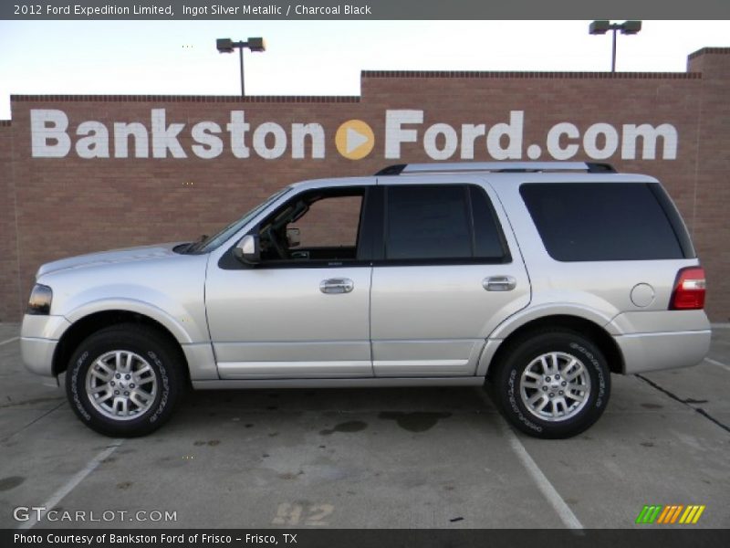 Ingot Silver Metallic / Charcoal Black 2012 Ford Expedition Limited