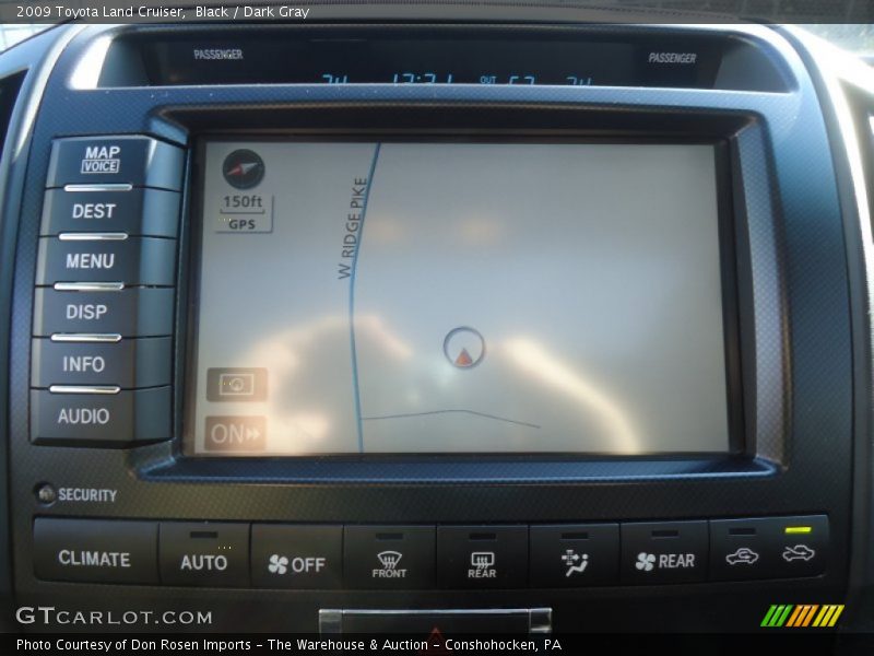 Black / Dark Gray 2009 Toyota Land Cruiser