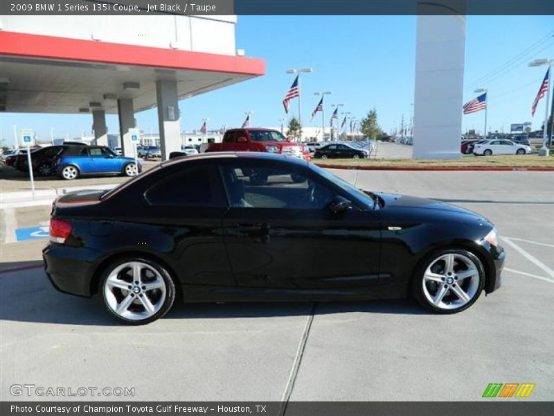 Jet Black / Taupe 2009 BMW 1 Series 135i Coupe