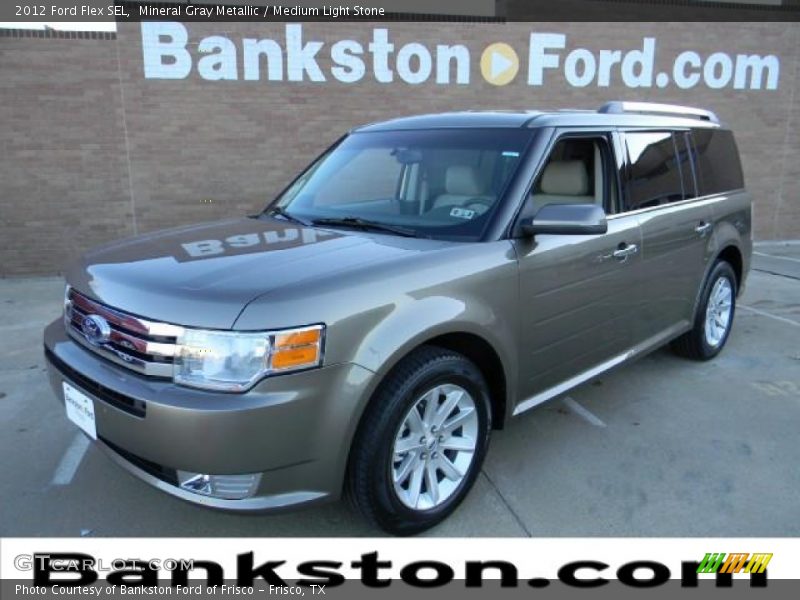 Mineral Gray Metallic / Medium Light Stone 2012 Ford Flex SEL